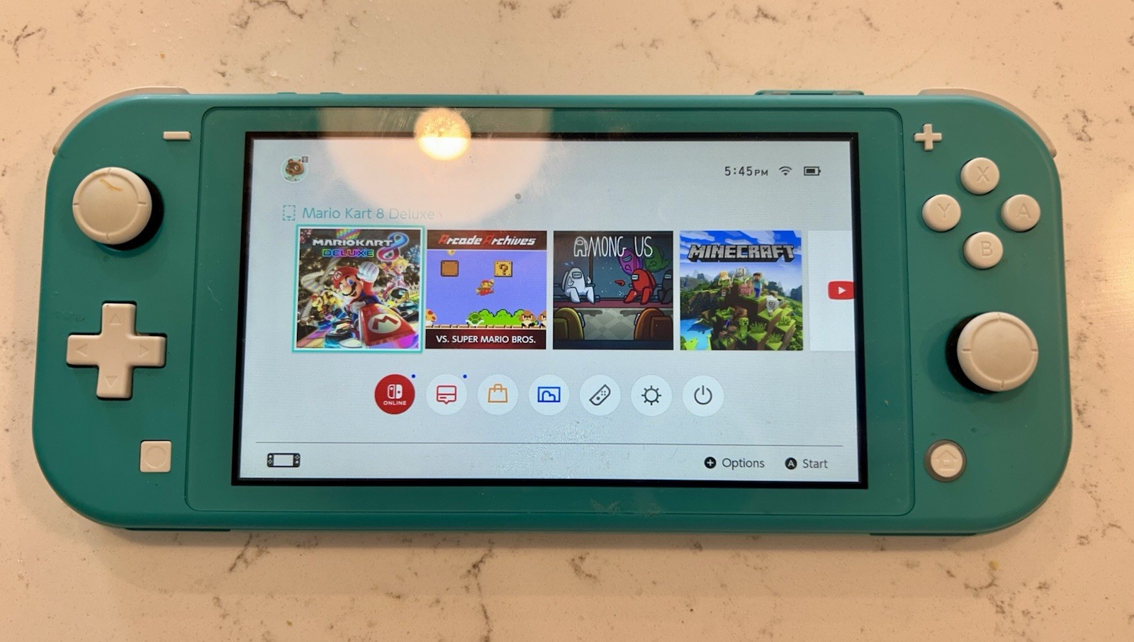 Nintendo Switch Lite Blue - Video Game Handheld Console Hardly Used Works Great!