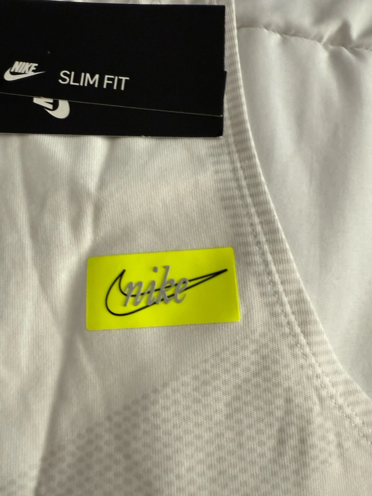 OFF WHITE Abito Nike donna abbigliamento sportivo crociera logo lounge Summit DC2797 121 bianco sporco XS