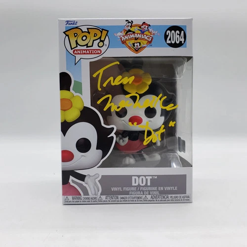 Funko Pop! Animation Animaniacs Dot #2064 Signed by Tess MacNeille OC Certified