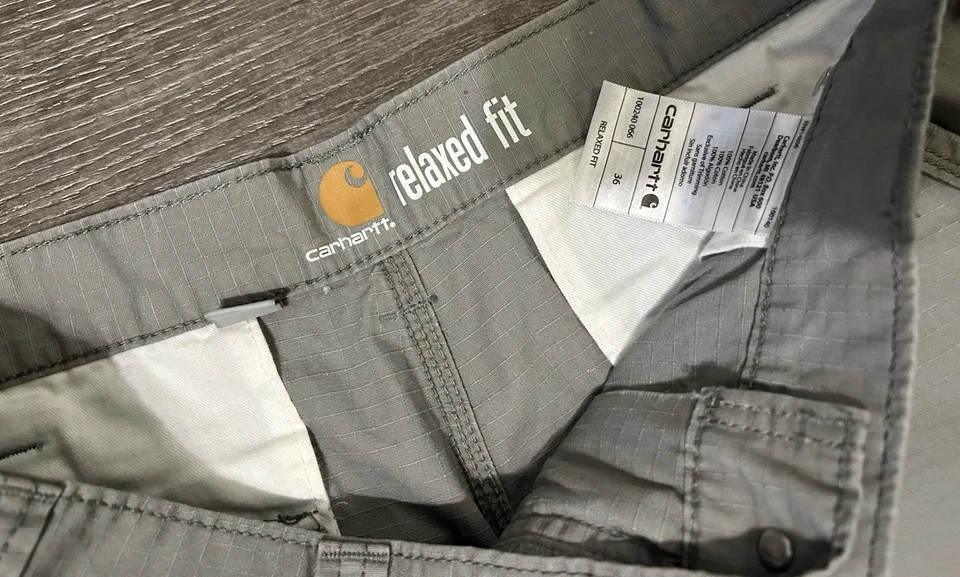 Carhartt Men's Relaxed Fit Shorts Size 36 Gray Shorts - Image 4 of 4