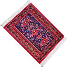 Computer Carpet Mouse Pad, Oriental Style Rug, Turkish Design, Mat A, Office