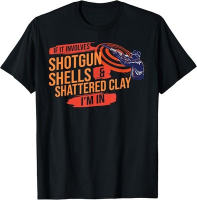 Trap Skeet Shooting - Target Shooting Cotton Tee - Made In Usa