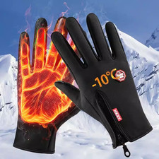Winter Gloves - Warm Fleece-Lined, Windproof, Non-Slip Grip gloves