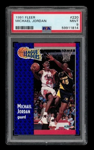 1991-92 Fleer: #220 Michael Jordan PSA 9 MINT