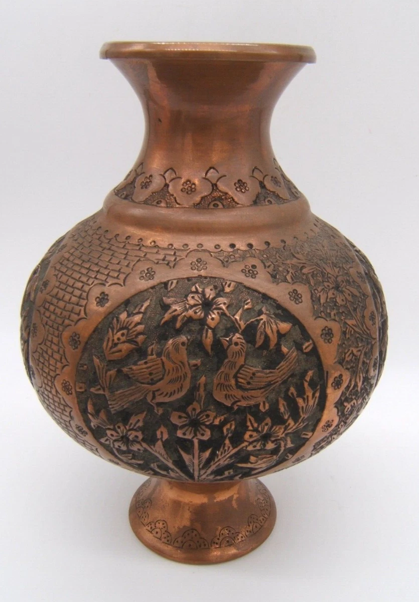 铜花瓶亚洲古董| eBay