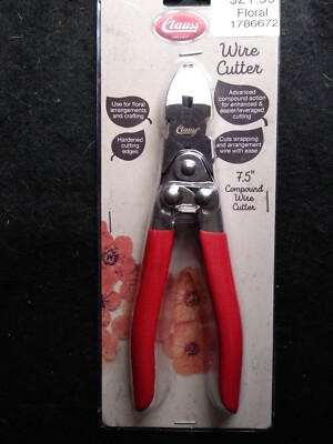 Clauss  Compound Action Floral & Craft Wire Cutter 7 1/2'' # 20362  New / Sealed 
