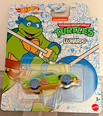 Hot Wheels TMNT Teenage Mutant Ninja Turtles Leonardo Character Car 