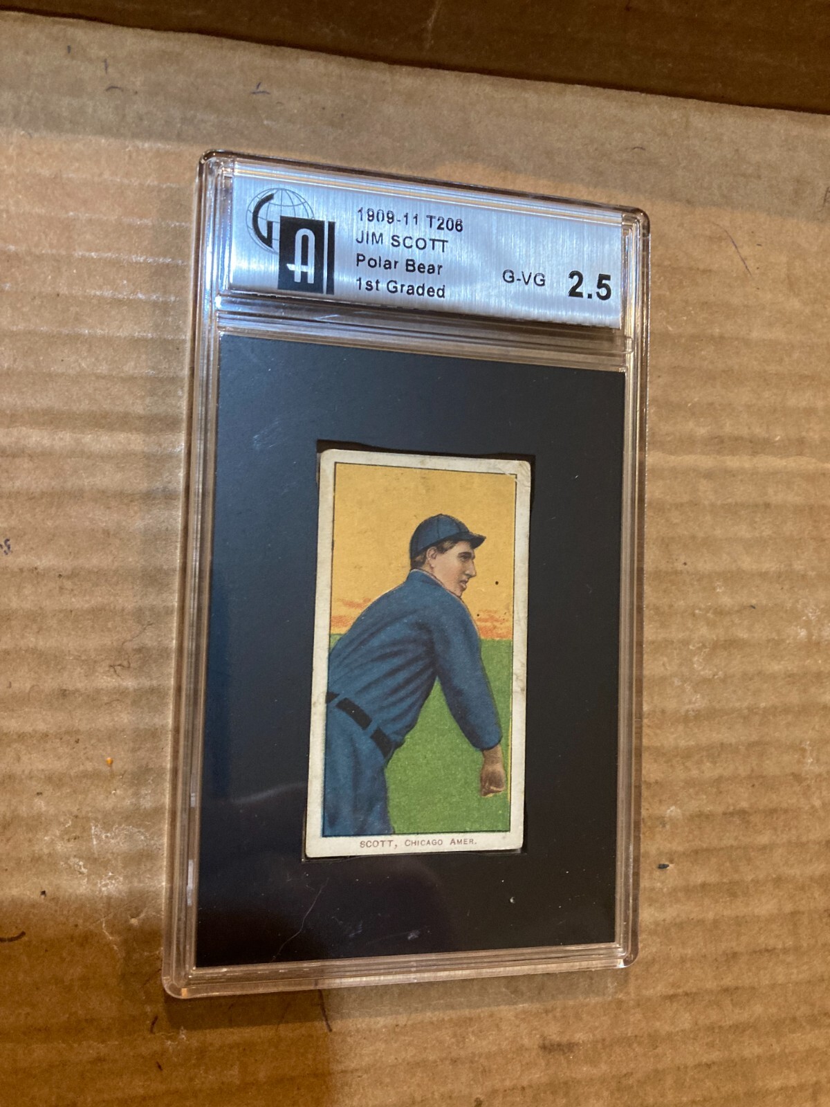 1909 T206 BASEBALL JIM SCOTT POLAR BEAR CGC 2.5: GOOD+