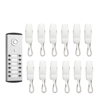 GLOCKENANLAGE BELLINI AUDIO TÜREINGANG SPRECHANLAGE & SCHLOSSENTRIEGELUNG 1-12 MOBILTEIL