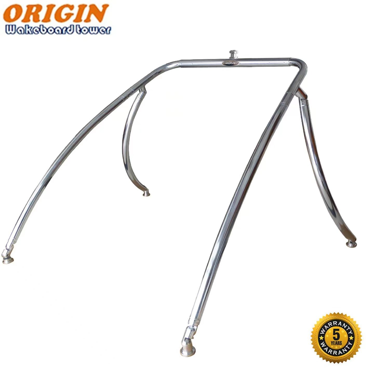 Origin Advancer Wakeboard Tower Polished +Reborn Pro+ Knee/Wakeboard Tower Rack