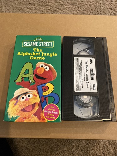 Sesame Street - The Alphabet Jungle Game (VHS, 1998) 74644936636 | eBay