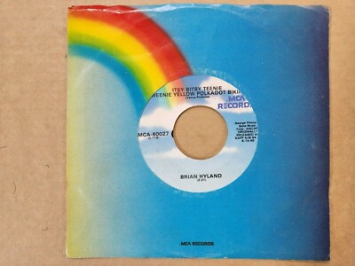  BRYAN HYLAND - Itsy bitsy teenie weenie/Here comes Summer  Single   near mint