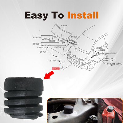 Hood Rubber Bumper Stopper for 83-08 Nissan 200SX 240SX