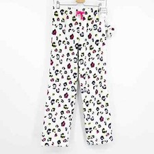 Tucker  Tate Girls Ivory Wild Cheetah Pants size M 8-10