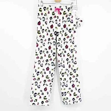 Tucker + Tate Girls Ivory Wild Cheetah Pants size M 8-10