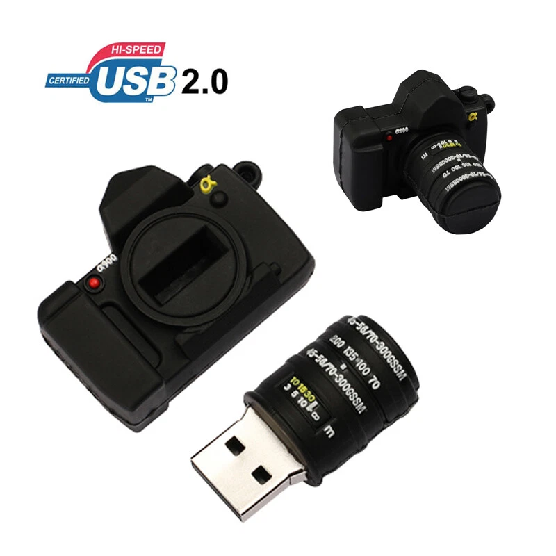 CHIAVETTA USB 64GB 32GB USB 2.0 FLASH DRIVE 16GB 8GB NOVITÀ FOTOCAMERA PENDRIVE - Immagine 3 di 4