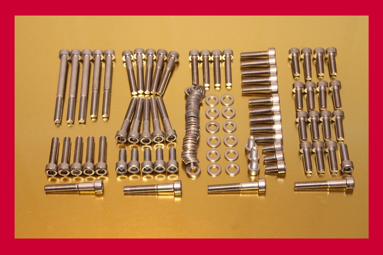 Honda Shadow VT 600 /PC21 Super Edelstahl Schraubensatz Motorschrauben