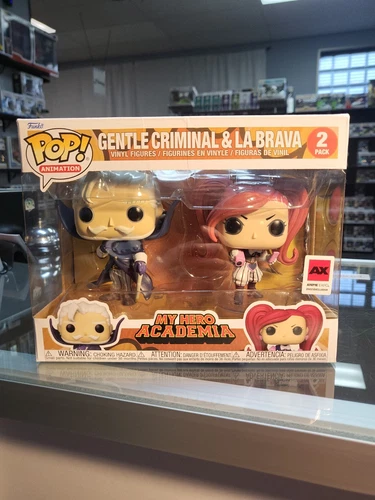 Funko Pop! My Hero Academia Gentle Criminal & La Brava 2 Pack AX Anime Expo MINT