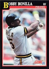 1991 Score Bobby Bonilla Pittsburgh Pirates #315