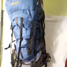 Hi-Tec Tioga 80 Camping Hiking Backpack Blue ~ Big Hiking pack