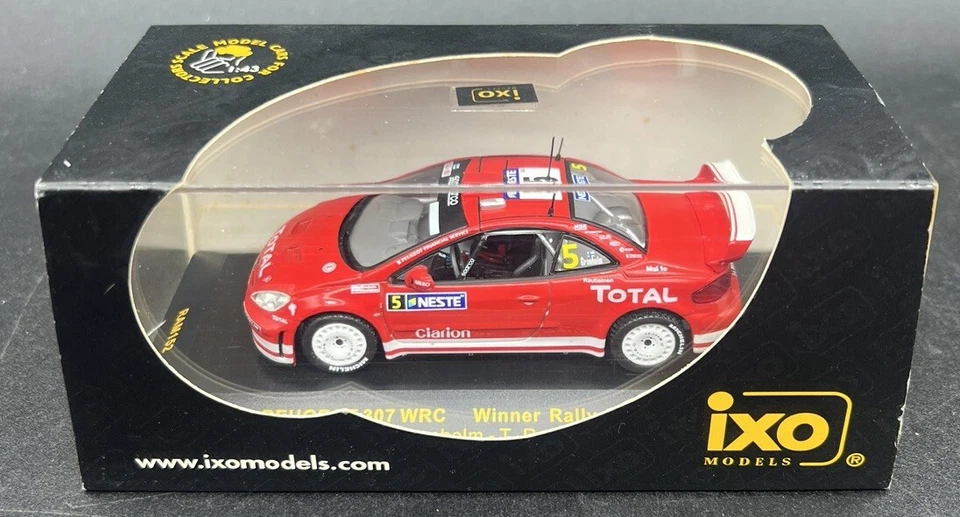 Ixo 1/43 Peugeot 307 WRC Finlandia 2004 Gronhom RAM152 Foto 4 de 4