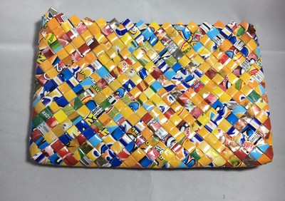 candy wrapper clutch