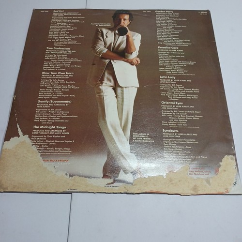 12 " LP - Herb Alpert – Blow Your Own Horn - AA284s - Picture 8 of 12