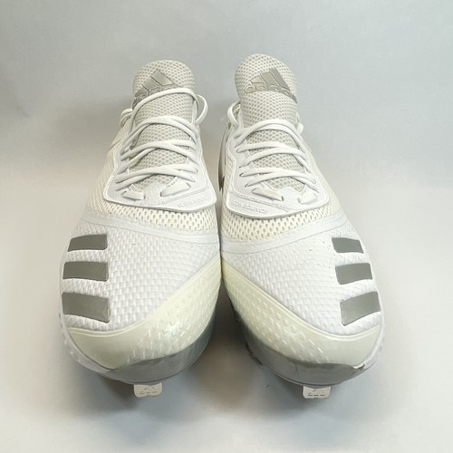 Adidas Icon V Bounce weiß Baseball Stollen Herren Größe 16 Metall Spikes - Bild 6 von 13