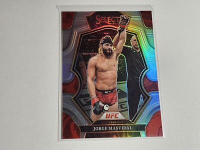 Jorge Masvidal 2023 Panini Select UFC Silver Prizm Premier Level