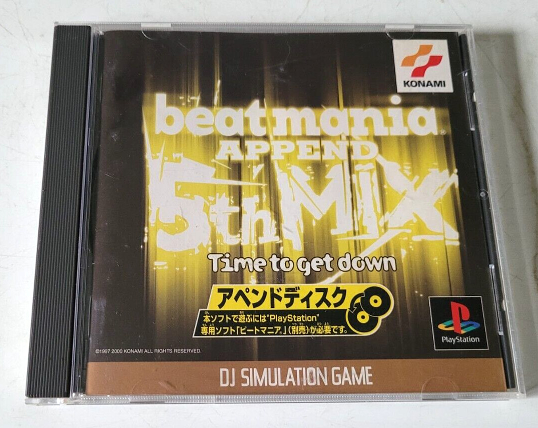 BeatMania Append 5thMIX - PlayStation 1 PS1 - NTSC-J JAPAN - Complet