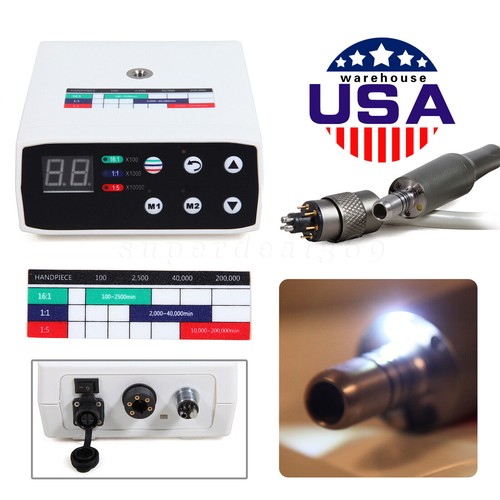 SANDENT Dental LED Brushless Electric Micro Motor /1: 1 1:5 Increasing Handpiece - Picture 27 of 65