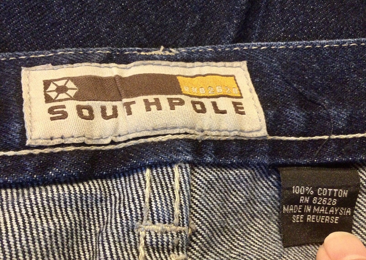 Southpole Men's Vintage Hip Hop Headphones Baggy Jeans 34x33 Southpole Men's Vintage Hip Hop Headphones Baggy Jeans 34x33