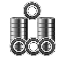 Qinda- 625 2RS （20Pcs）Ball Bearing Double Shielded Deep Groove Ball Bearings