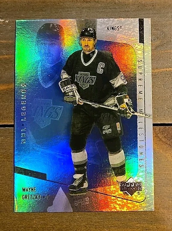 2000-01 Upper Deck WAYNE GRETZKY NHL Legends Supreme Milestones #SM1 Kings HOF