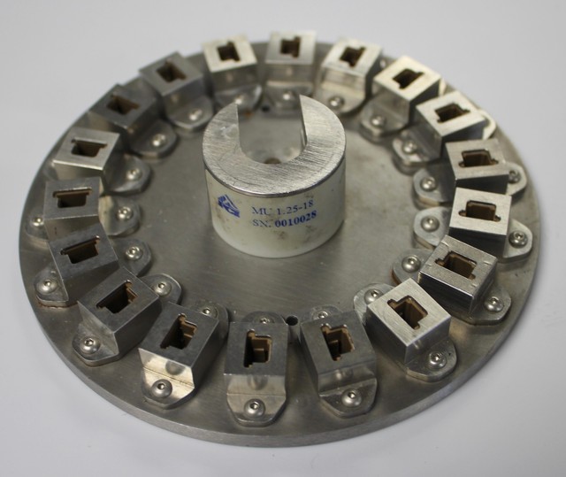 Fiber Optic Polishing Disc Plate MU 1.2518 SN 0010028 18 Position