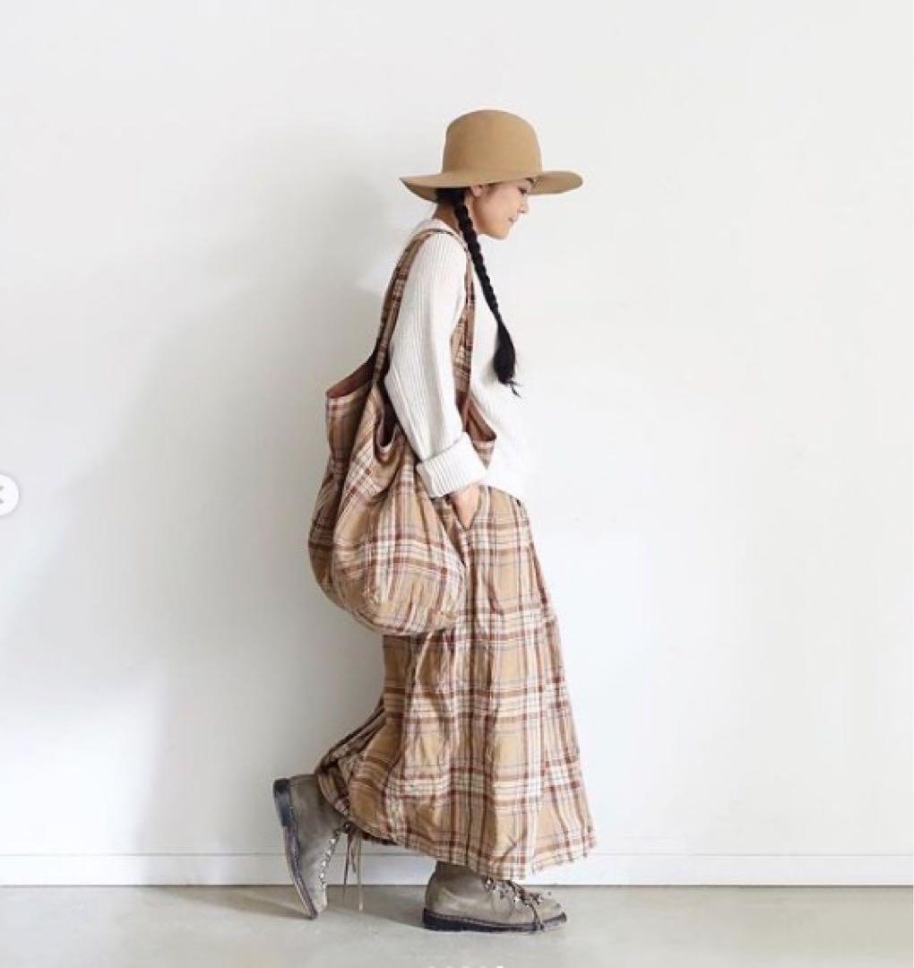 Ichi Antiques Linen Check Long Skirt Ichi Antiquites | eBay 