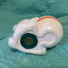 Vintage Porcelain Rabbit Easter Bunny w Egg By Korea — photo 4