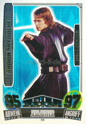 Force Attax Movie Cards 3 229 - ANAKIN SKYWALKER - Jedi-Ritter - Force Meister