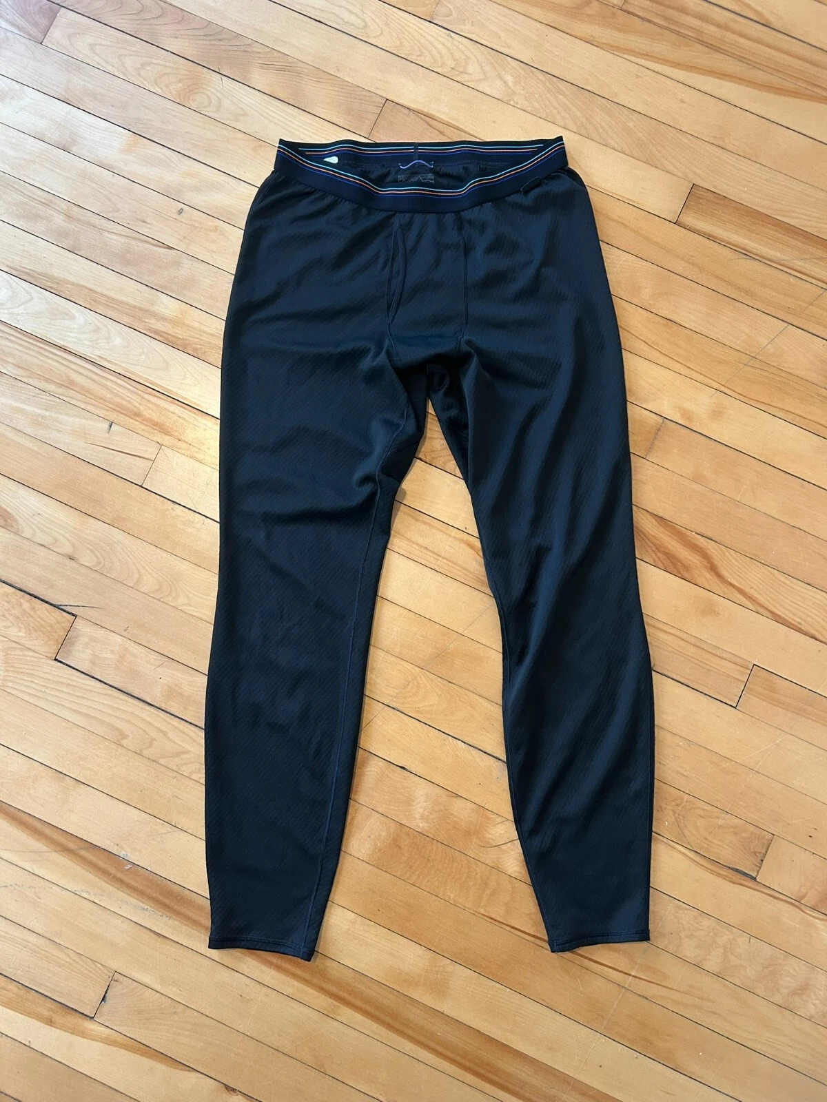 Patagonia Capilene Baselayer Midweight Bottoms Mens M Black