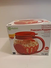 Ecolution 1.5qt. Microwave Popcorn Maker - Red