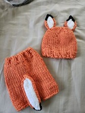 newborn fox crochet outfit