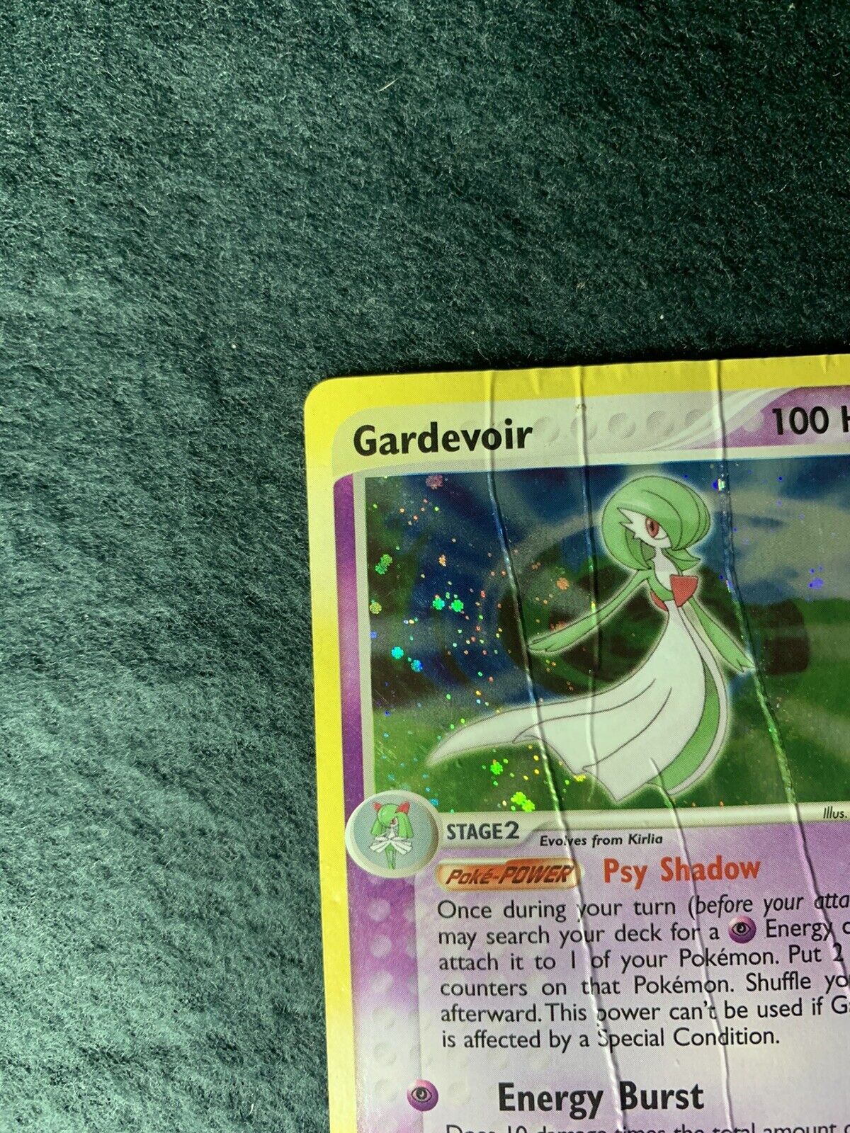 Card Pokemon Gardevoir Shiny 109 raro brilhante carta