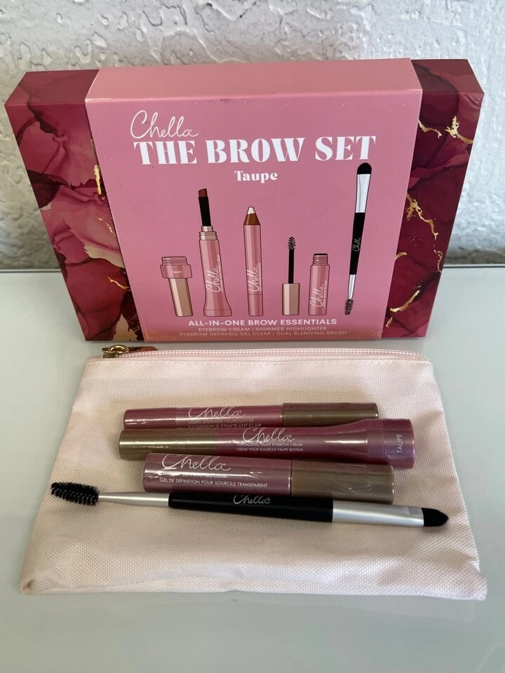 CHELLA The Brow Set Eyebrow Cream 4 Piece Kit - Taupe - NOB