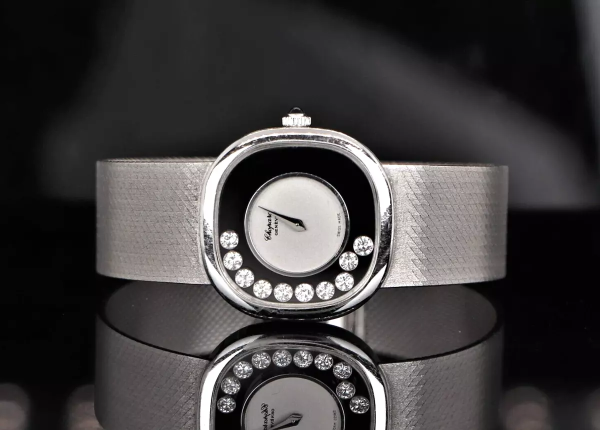Vintage chopard happy diamond watch sale