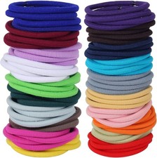 Hair Elastics, 6MM Colorful Ponytail Holders, 2 Inch in Dieter