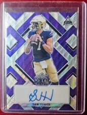 2022 Leaf Metal Draft Sam Huard Auto Purple Prizm RC #BA-SH2 /20 Seahawks