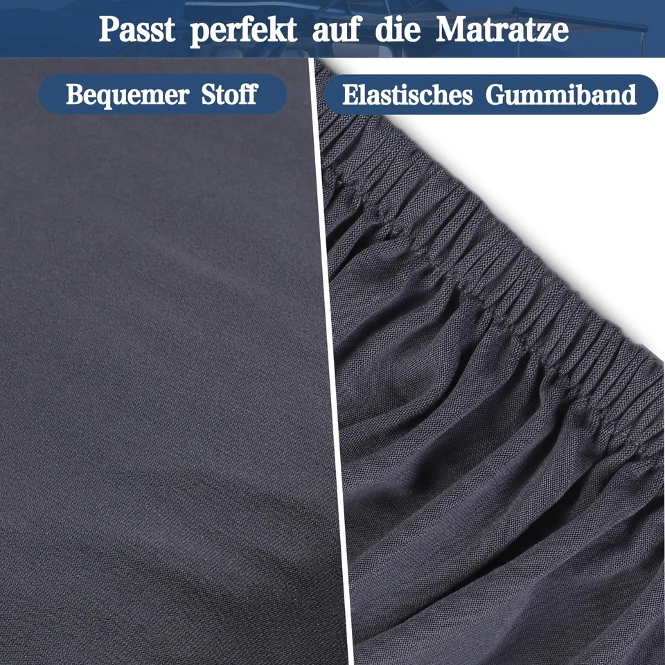 Motorhome Fitted Sheet Rear Bed Loft Bed Pop Up Roof Replacement for VW T6.1 Ca... - Image 3 of 4