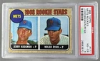 Nolan Ryan Jerry Koosman Mets 1968 Topps Rookie Stars #177 RC PSA 4