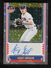 2025 Panini Stars and Stripes Crystals 6/25 Grady Emerson #NTS-GE Auto 0j81
