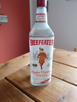 Beefeater London Dry Gin, 1 Liter 47% Aus Den 80ern